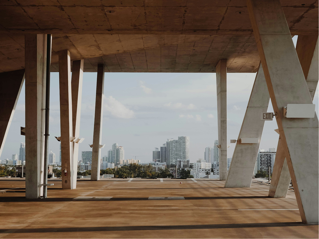 Photograph from the 1111 parking garage in Miami