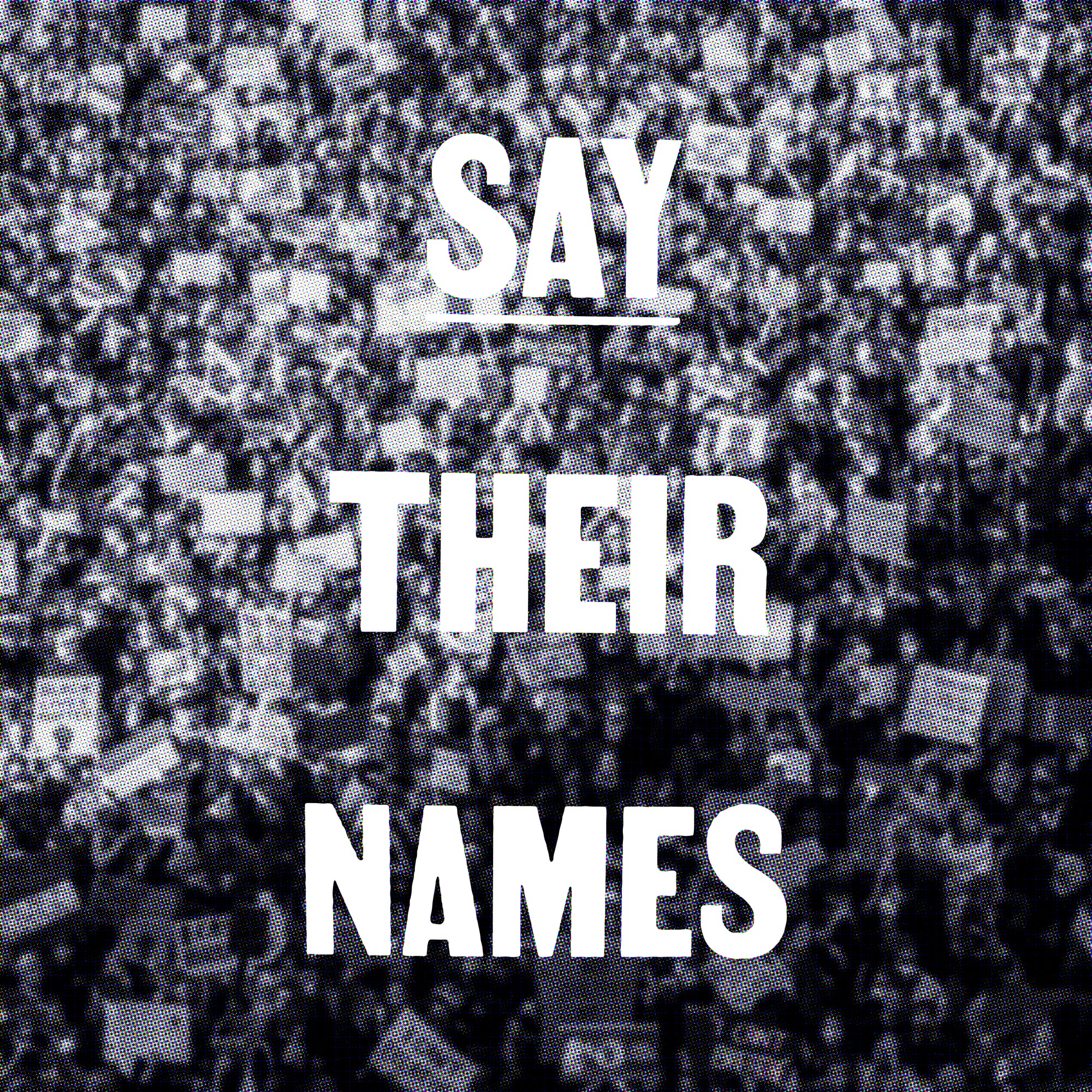 Cover art for Say Their Names
