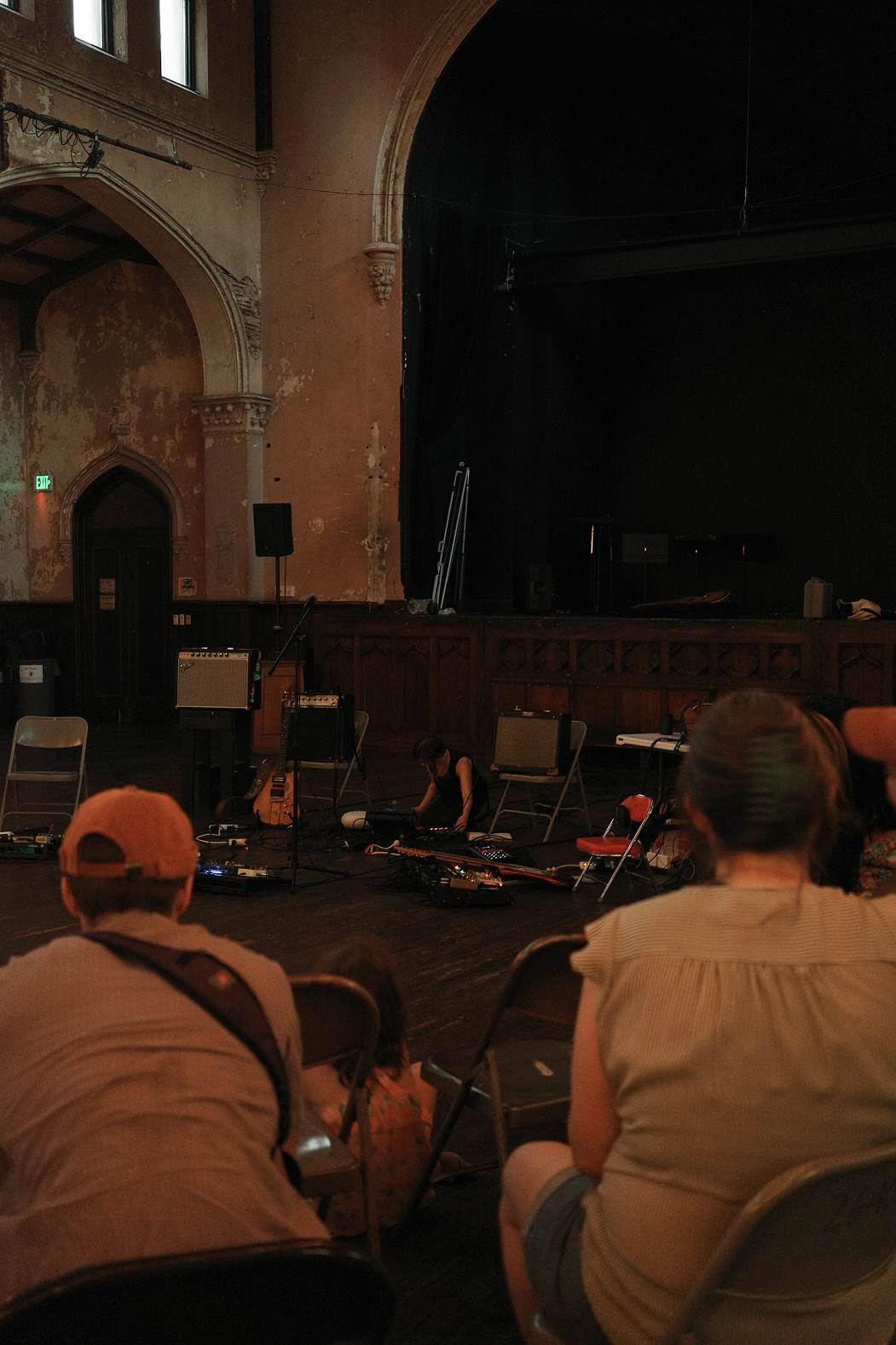 Photograph of a person performing music