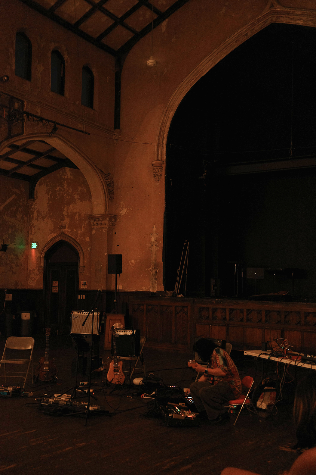 Photograph of a person performing music