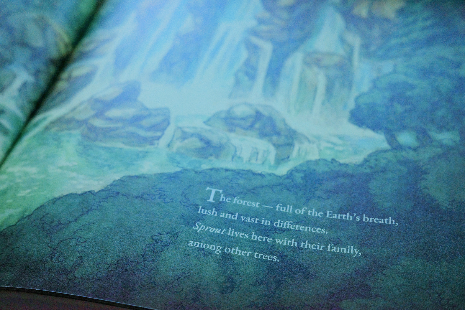 Page from the A Tree Like Me book